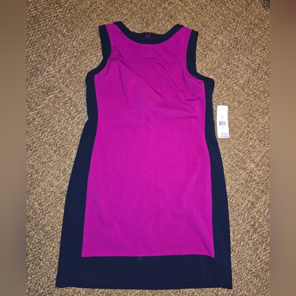 NWT LRL Ralph Lauren Pink & Purple Dress  Womens 12